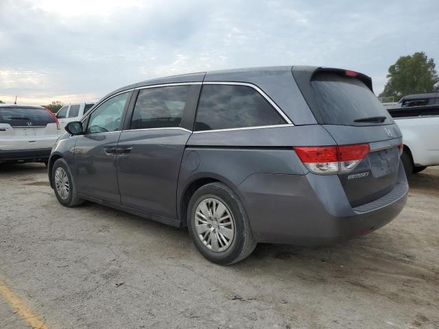 5FNRL5H28EB065513 - 2014 HONDA ODYSSEY LX GRAY photo 2