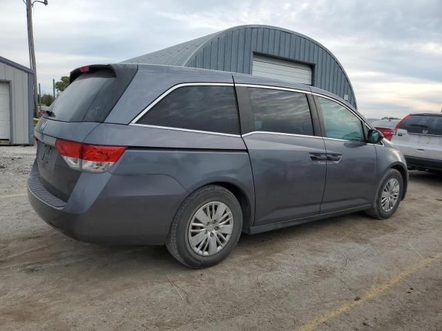 5FNRL5H28EB065513 - 2014 HONDA ODYSSEY LX GRAY photo 3