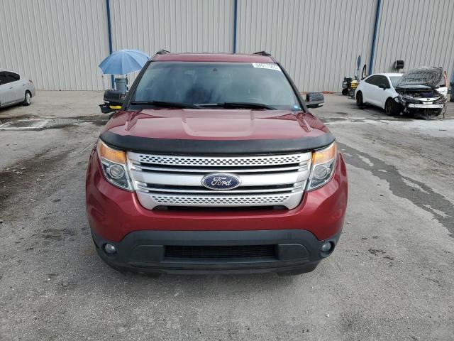 1FM5K7D86EGA86126 - 2014 FORD EXPLORER XLT RED photo 5
