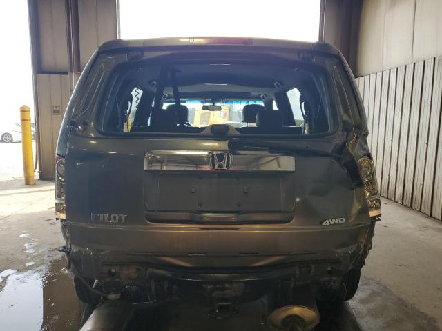 5FNYF4H53AB032405 - 2010 HONDA PILOT EXL ნაცრისფერი ფოტო 6