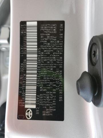 5YFB4MDE8SP293682 - 2025 TOYOTA COROLLA LE Srebrny zdjęcie 12