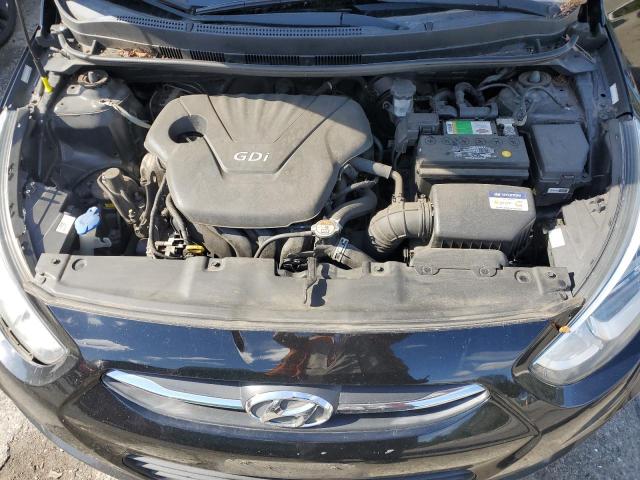 KMHCT4AE9FU877878 - 2015 HYUNDAI ACCENT GLS BLACK photo 11
