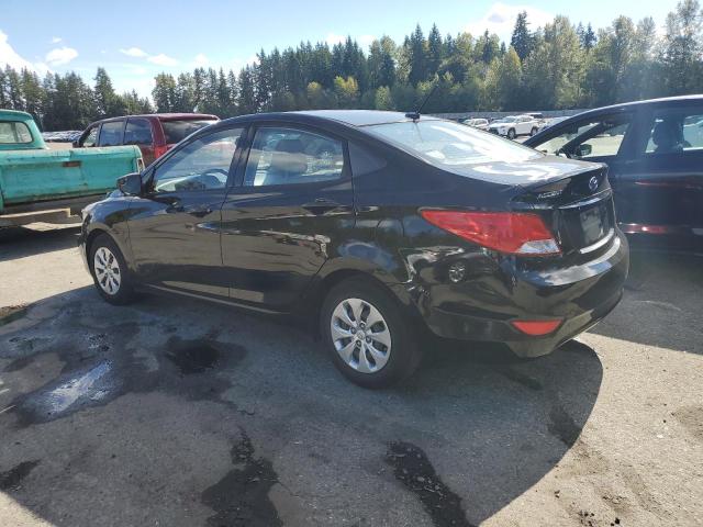KMHCT4AE9FU877878 - 2015 HYUNDAI ACCENT GLS BLACK photo 2