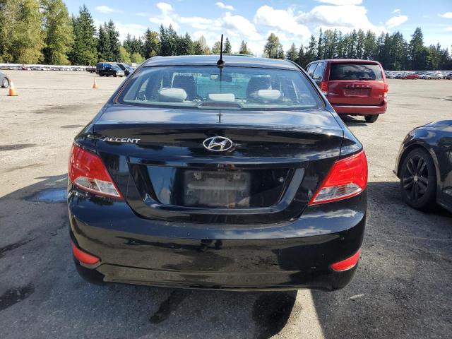 KMHCT4AE9FU877878 - 2015 HYUNDAI ACCENT GLS BLACK photo 6