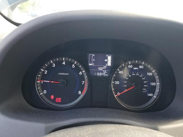 KMHCT4AE9FU877878 - 2015 HYUNDAI ACCENT GLS BLACK photo 9