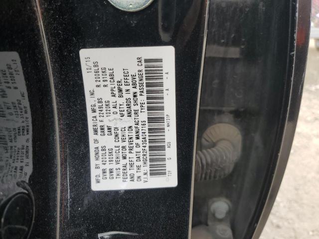 1HGCR2F43GA047165 - 2016 HONDA ACCORD LX 黑色 照片 13