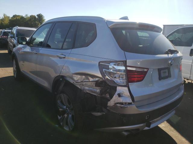 5UXWX7C56BL732512 - 2011 BMW X3 XDRIVE35I SILVER photo 2