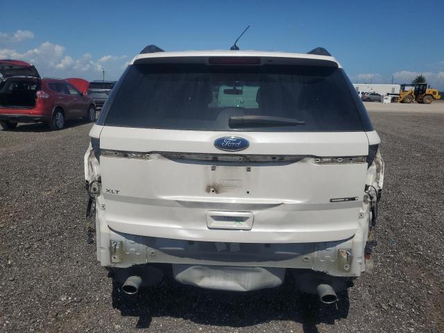 1FM5K7D89FGC02534 - 2015 FORD EXPLORER XLT WHITE photo 6