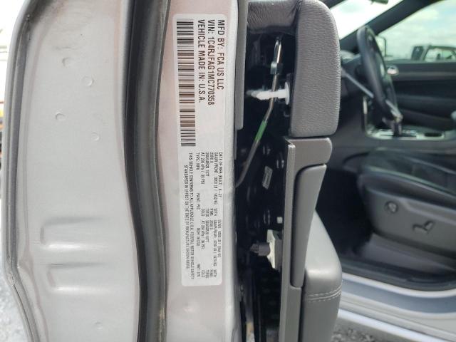 1C4RJFAG1MC770358 - 2021 JEEP GRAND CHER LAREDO SILVER photo 13