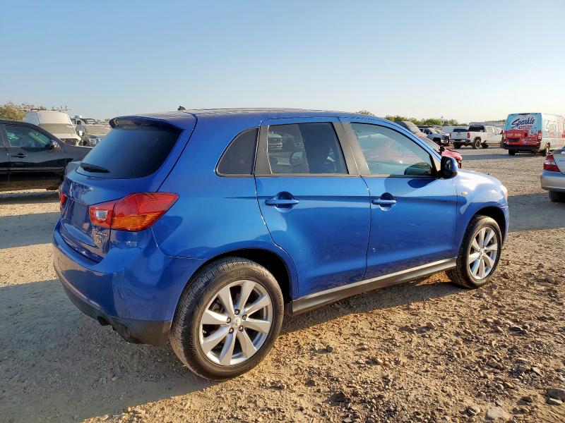4A4AP3AWXFE028915 - 2015 MITSUBISHI OUTLANDER ES BLUE photo 3
