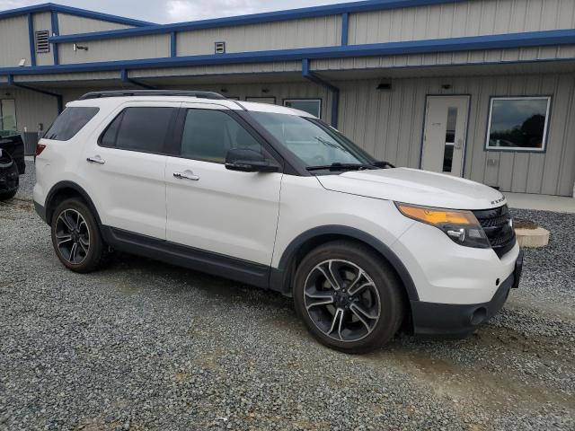 1FM5K8GT6EGC05699 - 2014 FORD EXPLORER SPORT WHITE photo 4