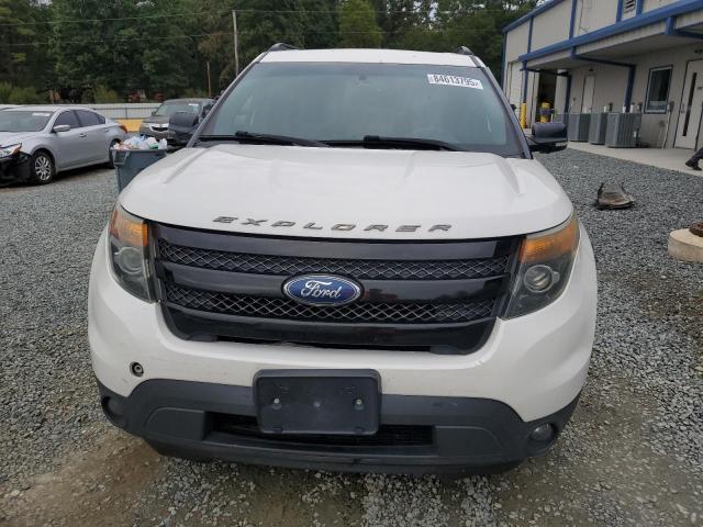 1FM5K8GT6EGC05699 - 2014 FORD EXPLORER SPORT WHITE photo 5