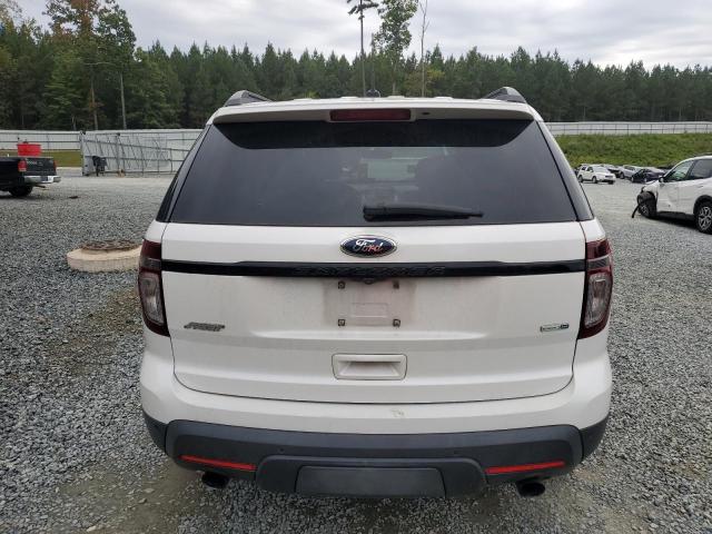 1FM5K8GT6EGC05699 - 2014 FORD EXPLORER SPORT WHITE photo 6