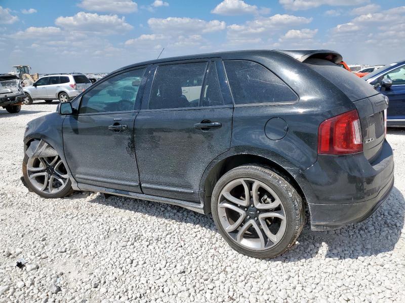 2FMDK3AK7EBB73352 - 2014 FORD EDGE SPORT GRAY photo 2