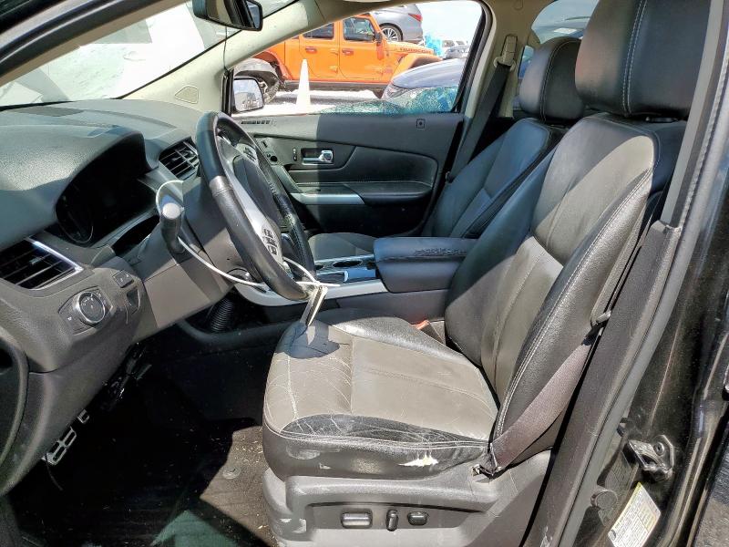 2FMDK3AK7EBB73352 - 2014 FORD EDGE SPORT GRAY photo 7