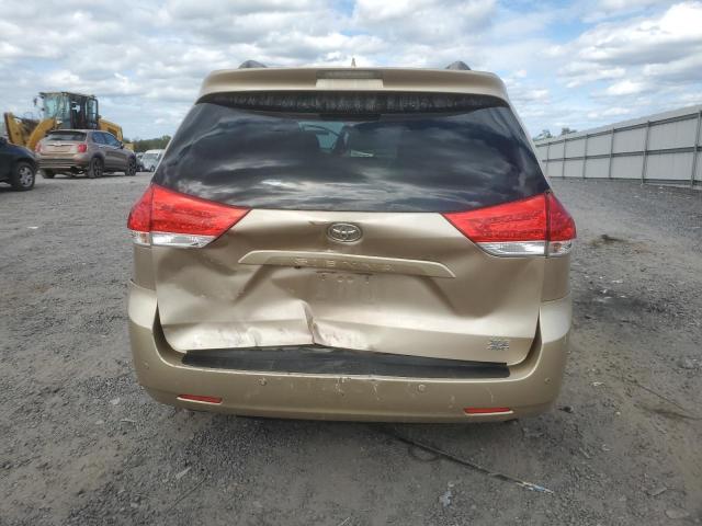 5TDDK3DCXBS027031 - 2011 TOYOTA SIENNA XLE GOLD photo 6