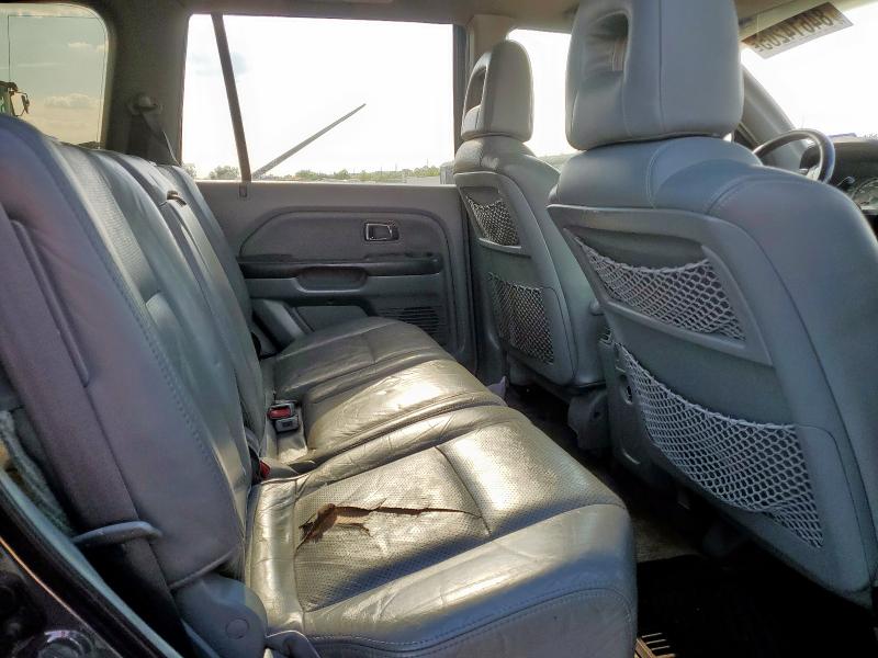2HKYF18713H545852 - 2003 HONDA PILOT EXL Մոխրագույն լուսանկար 10