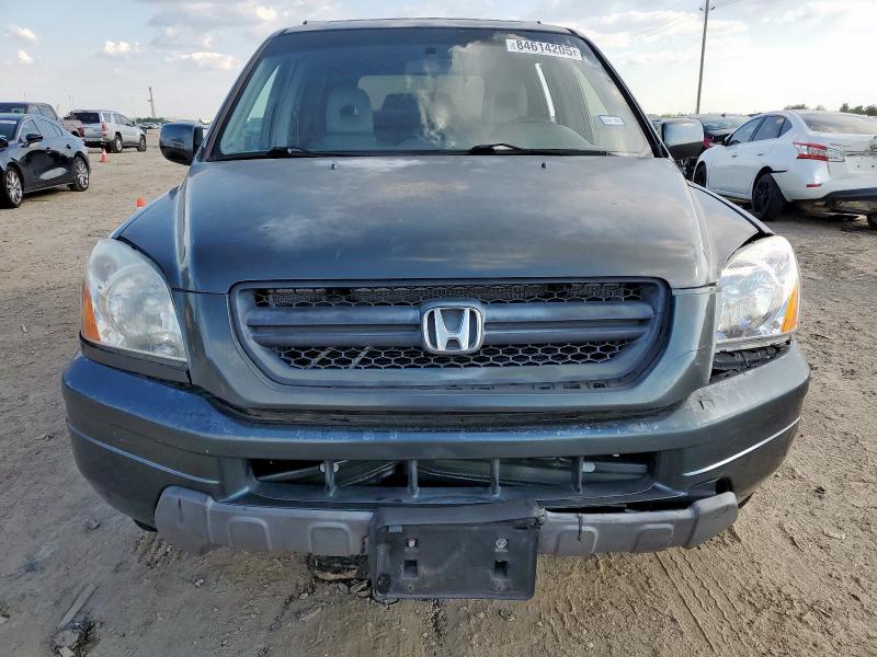 2HKYF18713H545852 - 2003 HONDA PILOT EXL Մոխրագույն լուսանկար 5