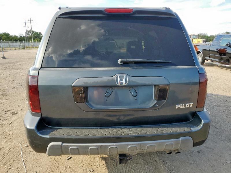 2HKYF18713H545852 - 2003 HONDA PILOT EXL Մոխրագույն լուսանկար 6