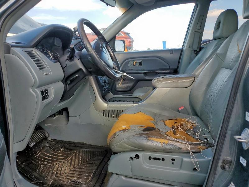 2HKYF18713H545852 - 2003 HONDA PILOT EXL Մոխրագույն լուսանկար 7