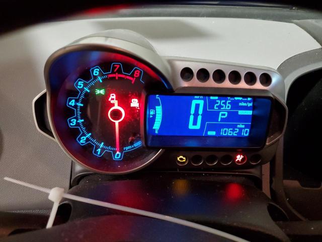 1G1JA6SH1C4112075 - 2012 CHEVROLET SONIC LS SILVER photo 9