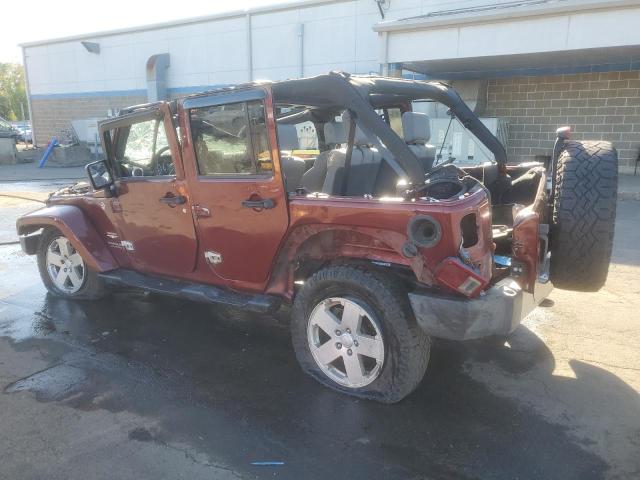 1J4GA59158L505380 - 2008 JEEP WRANGLER U SAHARA ბურგუნდია ფოტო 2
