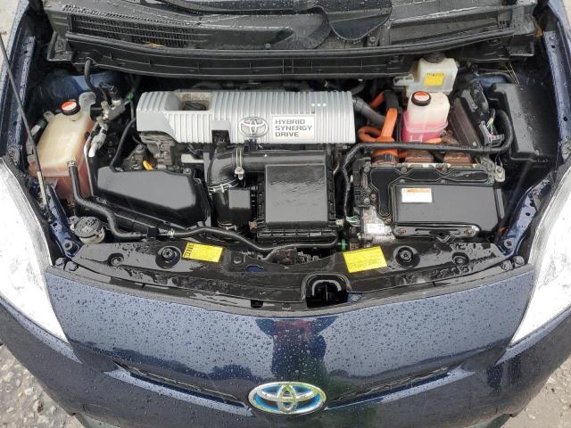 JTDKN3DU2F1867024 - 2015 TOYOTA PRIUS BLUE photo 11