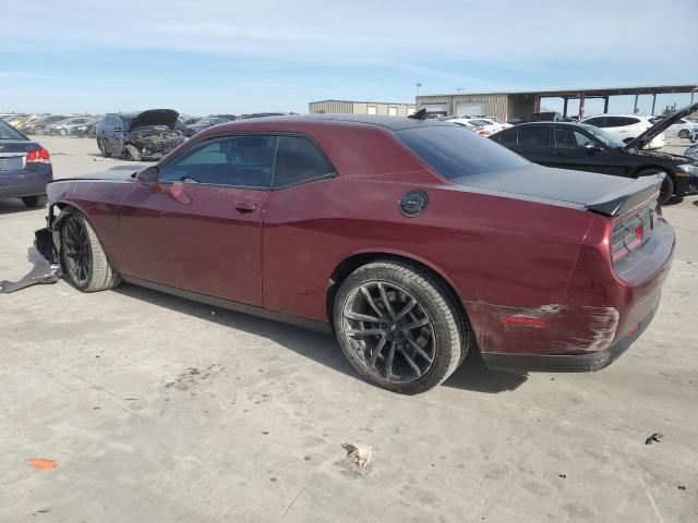 2C3CDZFJ6LH109444 - 2020 DODGE CHALLENGER R/T SCAT PACK MAROON photo 2
