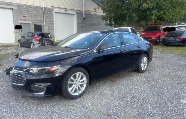 1G1ZE5STXHF154696 - 2017 CHEVROLET MALIBU LT BLACK photo 2