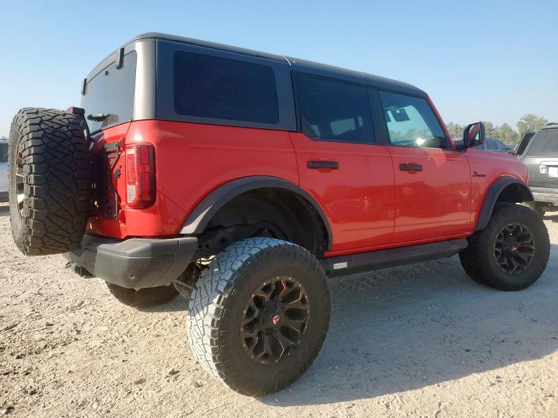 1FMEE5BP8NLB46923 - 2022 FORD BRONCO BASE RED photo 3