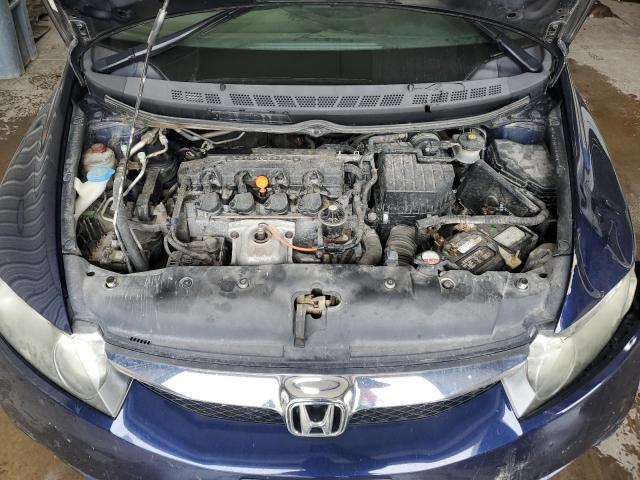 19XFA16579E002073 - 2009 HONDA CIVIC LX BLUE photo 11