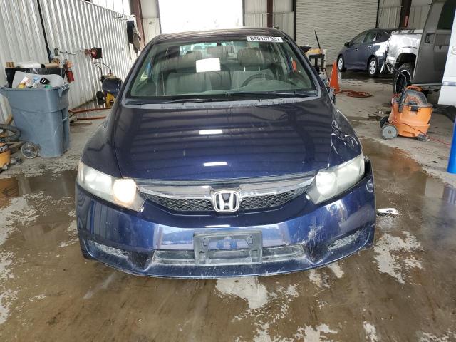 19XFA16579E002073 - 2009 HONDA CIVIC LX BLUE photo 5