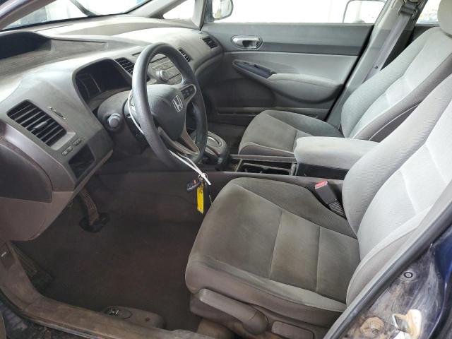 19XFA16579E002073 - 2009 HONDA CIVIC LX BLUE photo 7