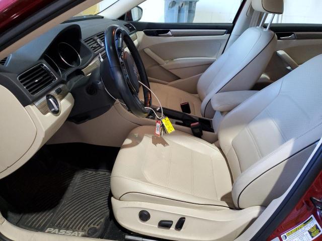 1VWBT7A39HC006503 - 2017 VOLKSWAGEN PASSAT SE BURGUNDY photo 7