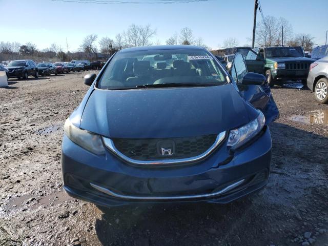 19XFB2F55FE215148 - 2015 HONDA CIVIC LX BLUE photo 5