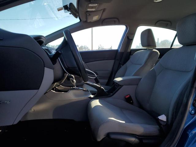 19XFB2F55FE215148 - 2015 HONDA CIVIC LX BLUE photo 7