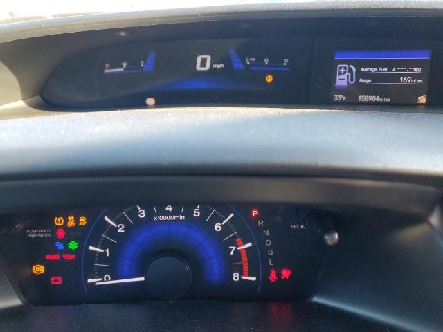 19XFB2F55FE215148 - 2015 HONDA CIVIC LX BLUE photo 9