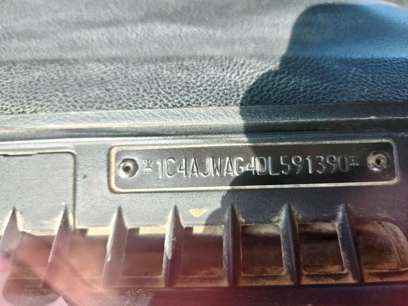 1C4AJWAG4DL591390 - 2013 JEEP WRANGLER SPORT BURGUNDY photo 13