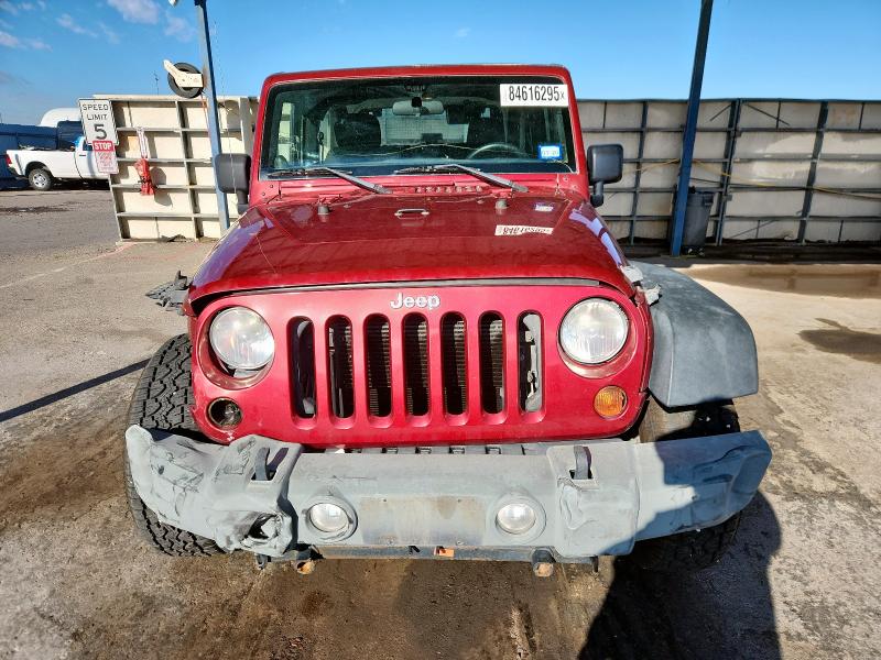 1C4AJWAG4DL591390 - 2013 JEEP WRANGLER SPORT BURGUNDY photo 5