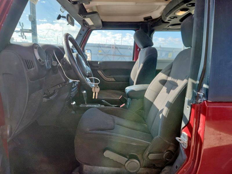 1C4AJWAG4DL591390 - 2013 JEEP WRANGLER SPORT BURGUNDY photo 7