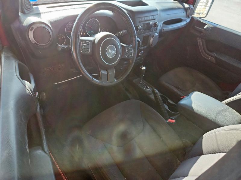 1C4AJWAG4DL591390 - 2013 JEEP WRANGLER SPORT BURGUNDY photo 8