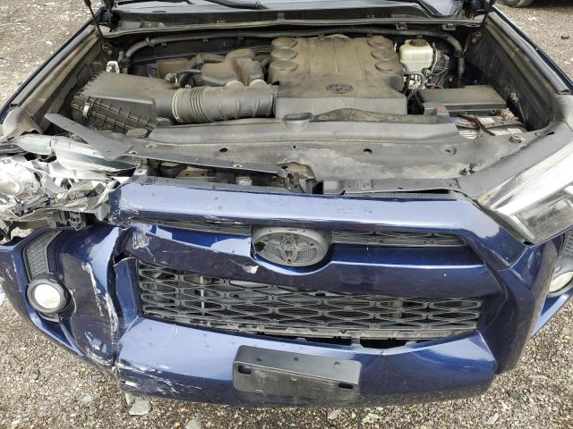 JTEBU5JR8G5393083 - 2016 TOYOTA 4RUNNER SR5/SR5 PREMIUM ლურჯი ფოტო 12