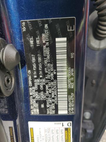 JTEBU5JR8G5393083 - 2016 TOYOTA 4RUNNER SR5/SR5 PREMIUM ლურჯი ფოტო 13