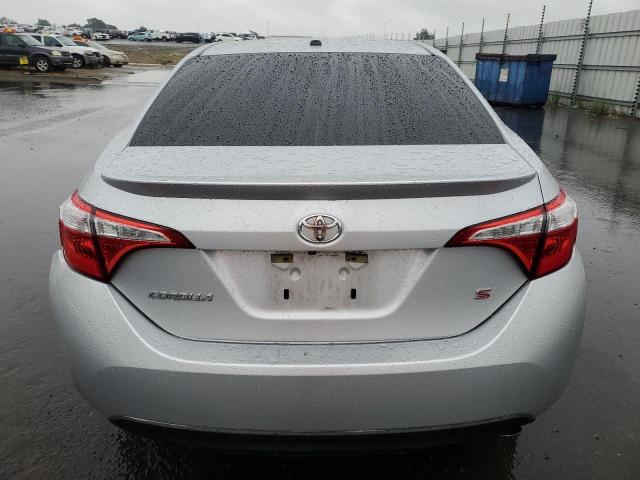 5YFBURHEXGP420866 - 2016 TOYOTA COROLLA L SILVER photo 6