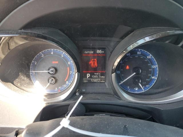 5YFBURHEXGP420866 - 2016 TOYOTA COROLLA L SILVER photo 9