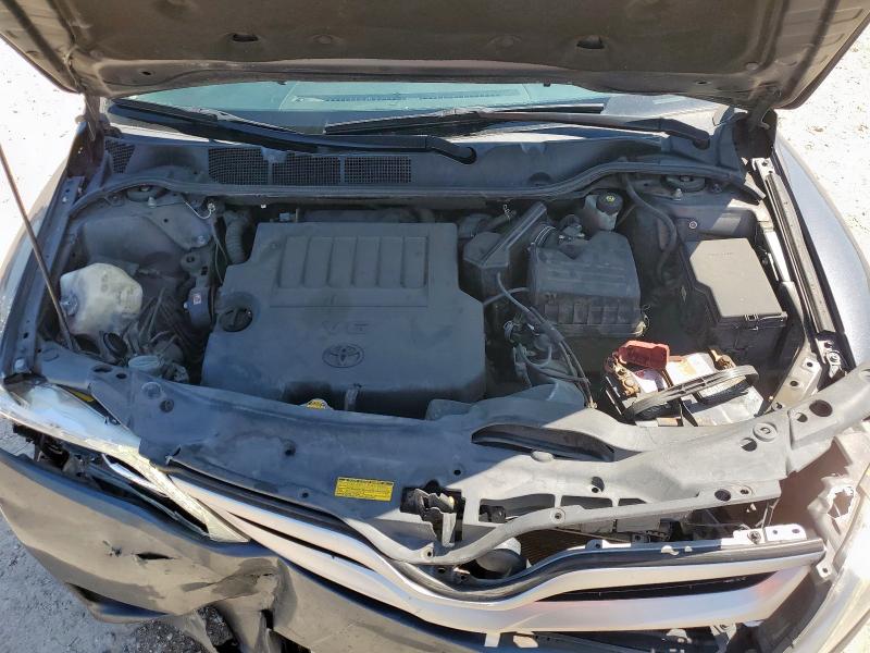 4T3ZK3BB3DU056887 - 2013 TOYOTA VENZA LE GRAY photo 12