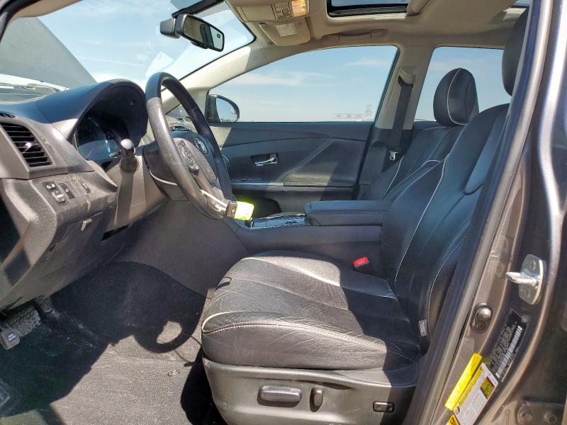 4T3ZK3BB3DU056887 - 2013 TOYOTA VENZA LE GRAY photo 7