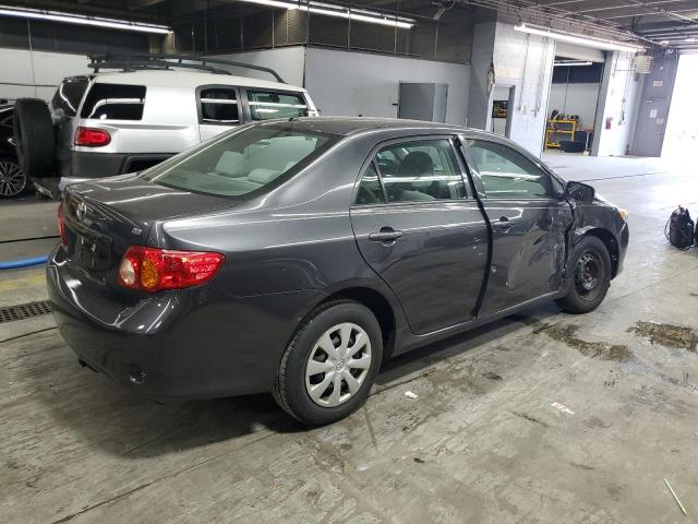 1NXBU4EE1AZ378911 - 2010 TOYOTA COROLLA BASE GRAY photo 3