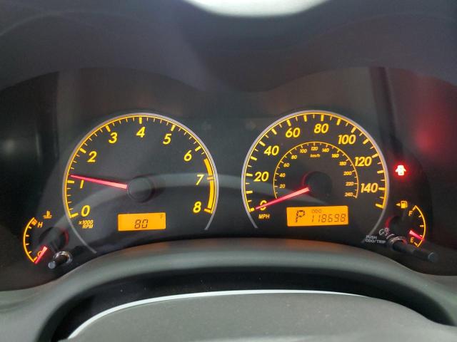 1NXBU4EE1AZ378911 - 2010 TOYOTA COROLLA BASE GRAY photo 9