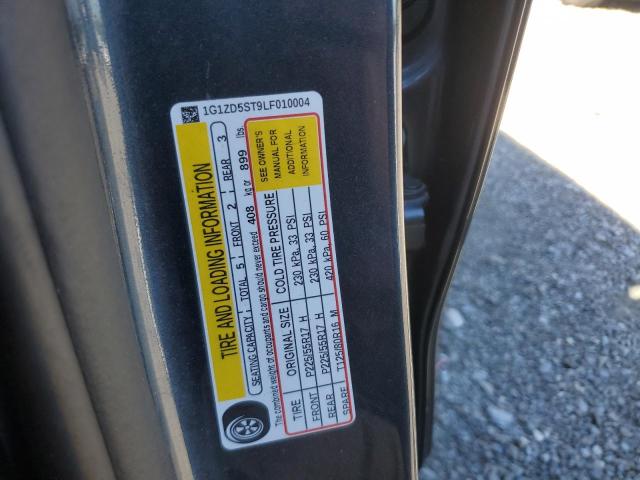 1G1ZD5ST9LF010004 - 2020 CHEVROLET MALIBU LT GRAY photo 13